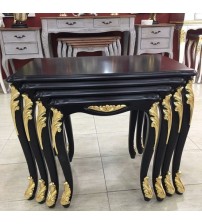 Masifart Plum Lükens Oymalı Zigon Siyah Lake - Varak